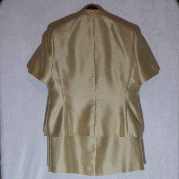 Suit Studio Gold Celebration Event Suit SZ 8 - Picture 6 of 11